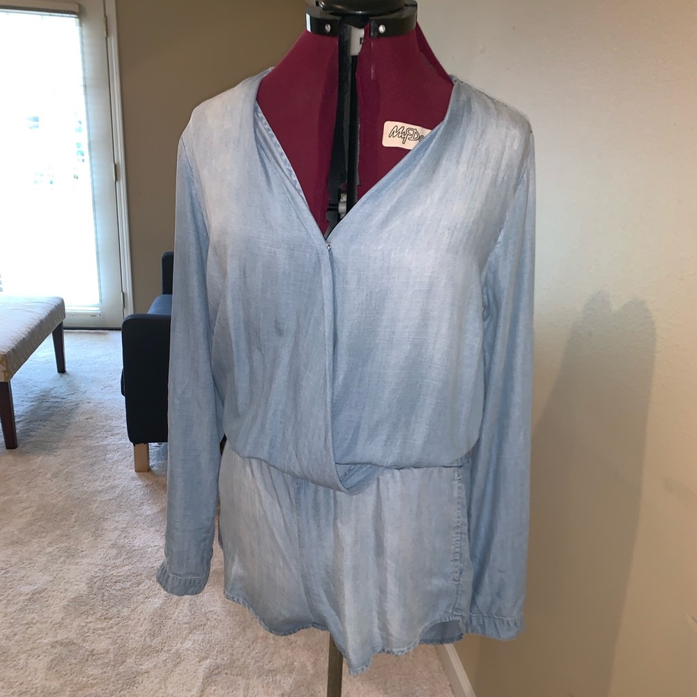 Chambray romper BELLA DAHL